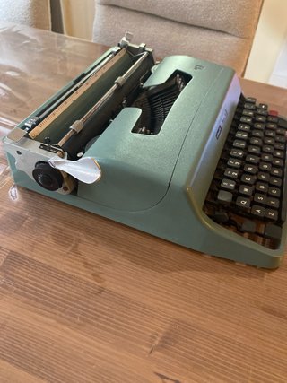 Olivetti Lettera 32 Máquina de Escribir Verde