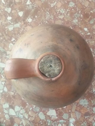 Botija antigua de barro s.XIX