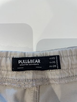 Pantalón corto beige Pull & Bear T.XS