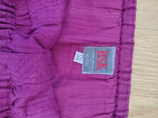 Camisa palabra de honor morada Talla S