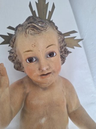 Figura Niño Jesús con aureola