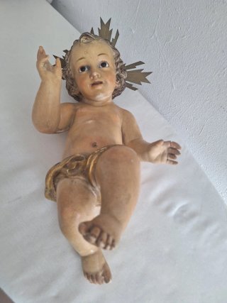Figura Niño Jesús con aureola