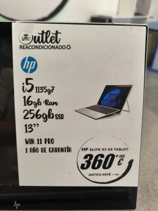 Tablet Surface HP Elite x2 G8 i5 16GB SSD W11