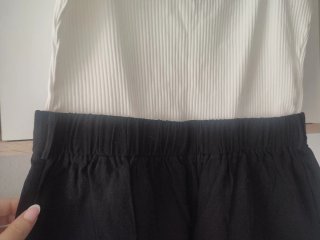 Mono corto blanco y negro talla M/L
