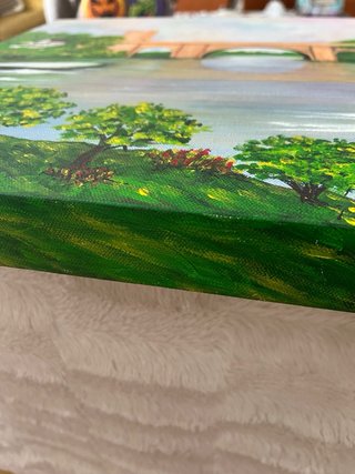 Cuadro Naturaleza Puente Río