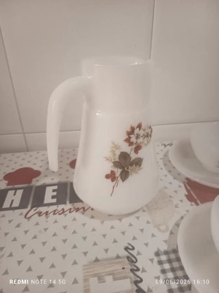 Juego de vajilla Arcopal floral