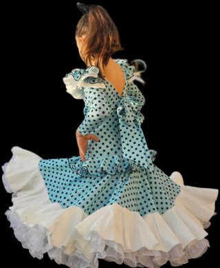 Traje de flamenca para niña