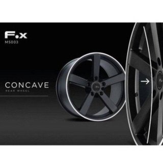 Juego de 4 Llantas 19 Fox MS003 Black Concave BM08