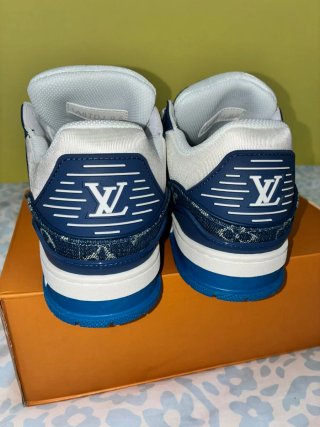 Zapatillas Louis Vuitton Azul Blanco