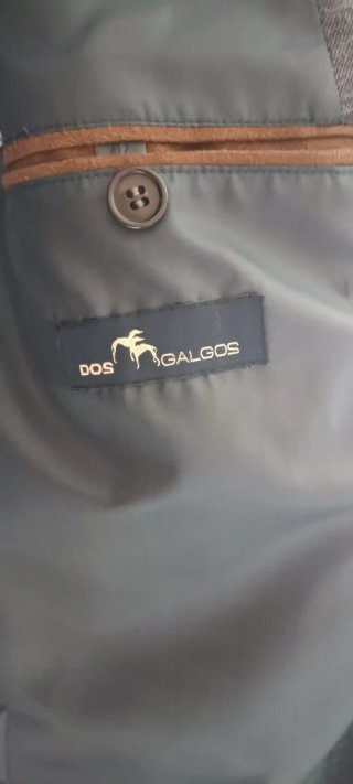 Americana gris hombre con coderas