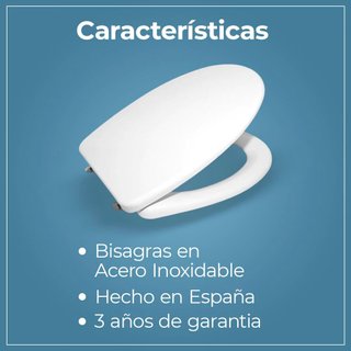Gala Elia asiento ABS fijo blanco