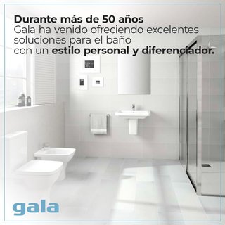 Gala Elia asiento ABS fijo blanco
