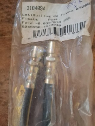 Latiguillos Freno Trasero Ford Fiesta MK1/MK2