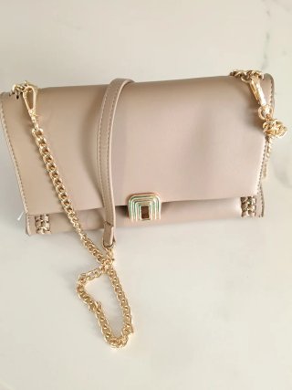 Borsa Primadonna Beige Oro