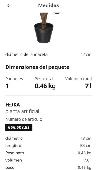 Planta Fejka Ikea