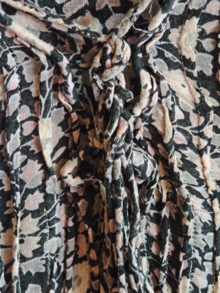 Camisa floral negra Southern Cotton