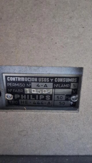 Philips HE 444 A Giradischi e Radio