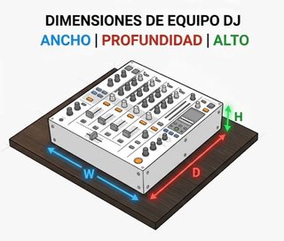 Maleta DJ Walkasse para Mezclador y Laptop