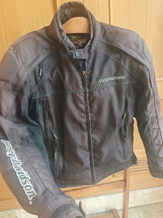 Chaqueta Harley-Davidson Negra y Gris