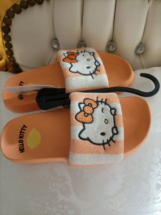 Ciabatte bimba Hello Kitty arancioni