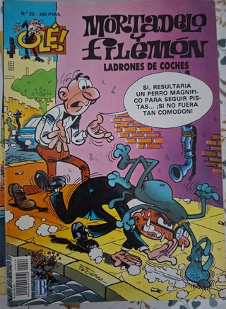 Mortadelo número 22 Ladrones de coches segunda ed