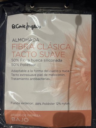 2 Almohadas El Corte Inglés Tacto Suave