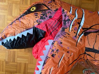 Disfraz inflable T-Rex Talla M