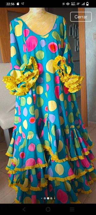 Traje Flamenca Bata Rociera Talla 54/56