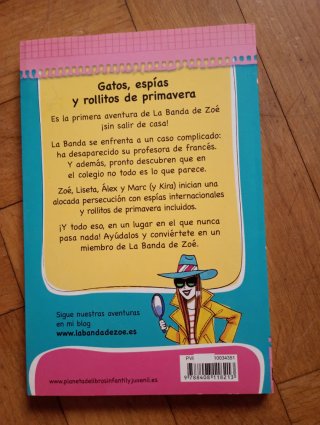 La banda de Zoe 1-4. Lote libros infantiles