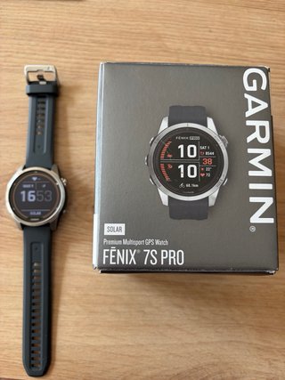 Garmin Fenix 7S Pro Solar. Nuovo.