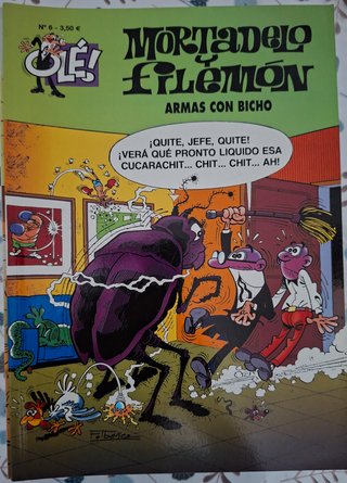 Mortadelo número 6 armas con bicho 2006