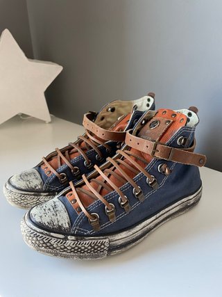 Converse Tejano Azul y Marrón