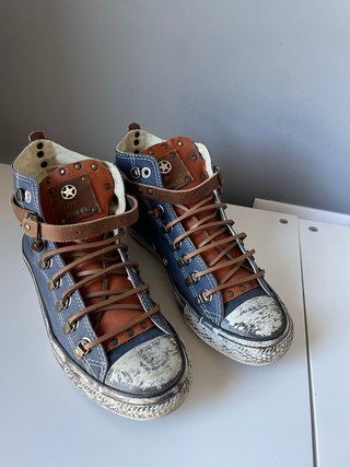 Converse Tejano Azul y Marrón