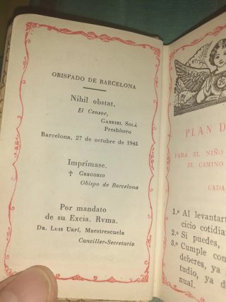 Obispado de Barcelona - Pequeño libro