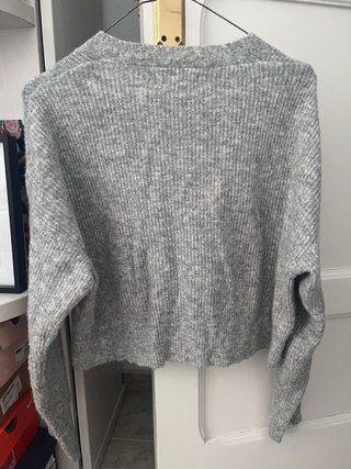 Jersey Bershka Gris Talla XS