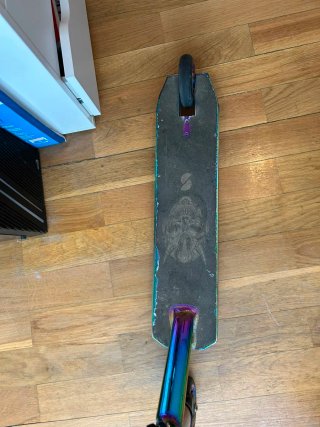 Scooter Diablo tabla color gasolina