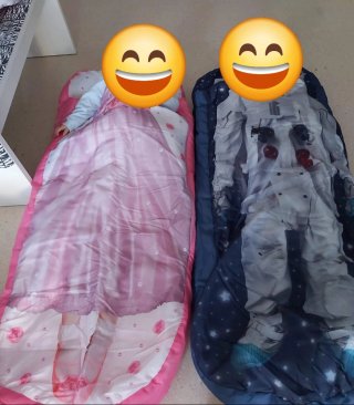 ReadyBed Saco de dormir astronauta y bailarina
