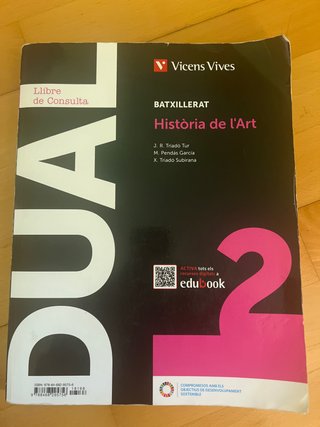 Història de l'Art, Batxillerat 2, Dual Llibre d...