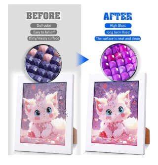 Sellador Diamond Painting 2x100g + Pinceles