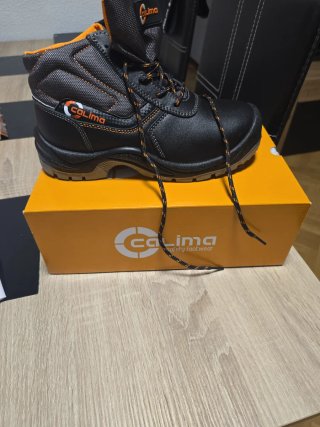 Zapatos seguridad punta acero T.38