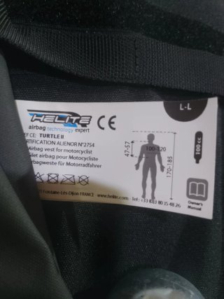 Chaleco Airbag Helite Turtle 2 LL