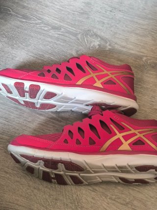 Zapatillas deportivas chica rosas asics