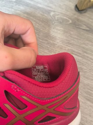 Zapatillas deportivas chica rosas asics