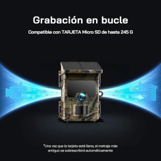 Cámara Caza WOLFANG Solar 4K 68MP Wi-Fi