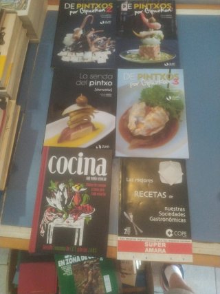 Libros de cocina y gastronomia