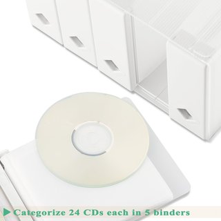 AhfuLife caja almacenamiento discos organizada