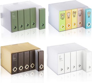 AhfuLife caja almacenamiento discos organizada