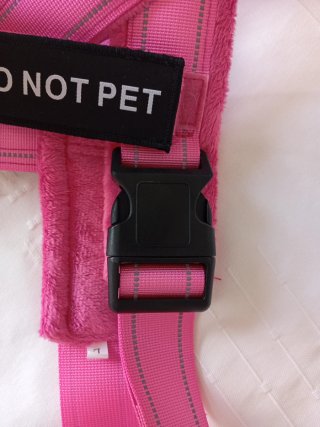 Arnés para perro grande color rosa