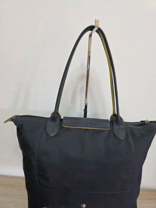 Borsa Longchamp M Grigio Antracite