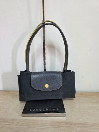 Borsa Longchamp M Grigio Antracite